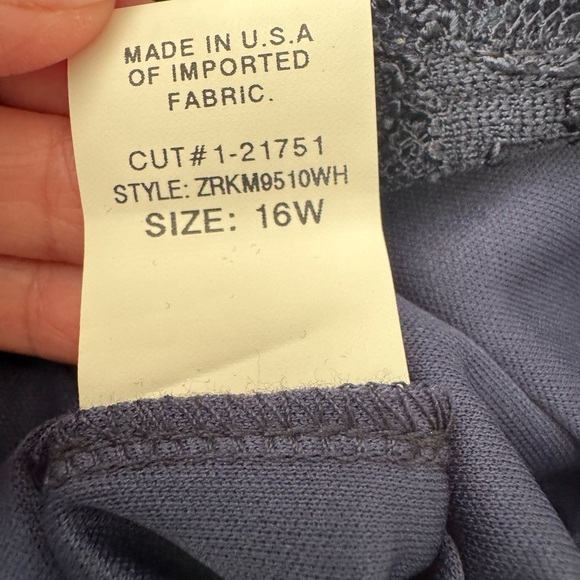 David Meister Midnight Blue Lace with Sequins Dress 16W - Picture 13 of 14